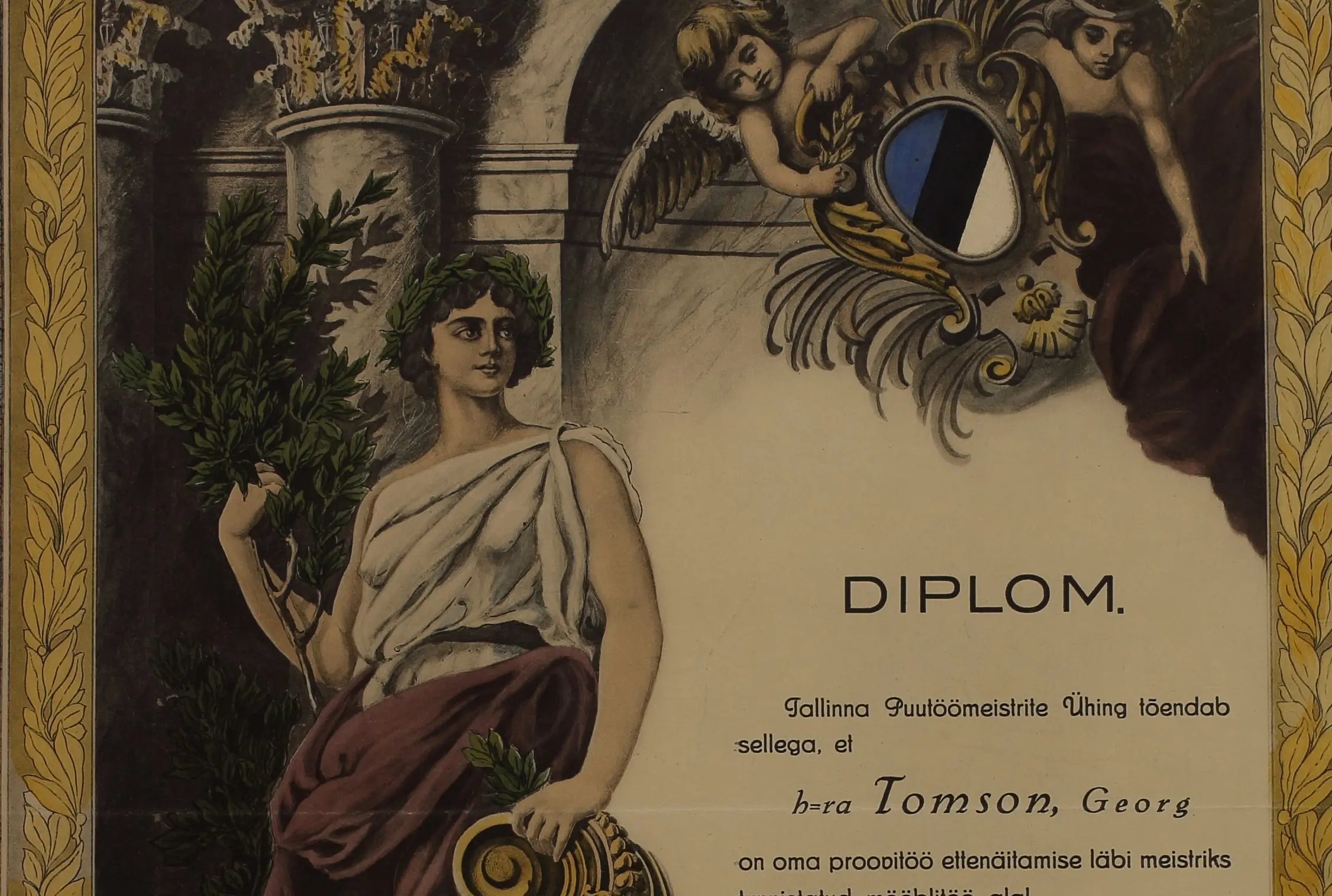 Kui kaunis! Kunstilised diplomid konservaatori töölaualt ...